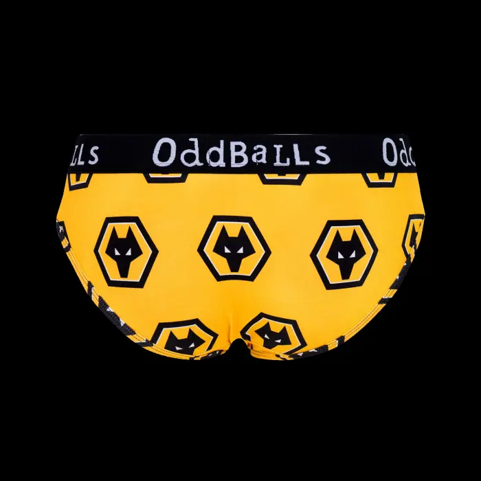 Wolverhampton Wanderers Fan Shop | OddBalls Ladies Brief Collection Official Wolves Fan Gear